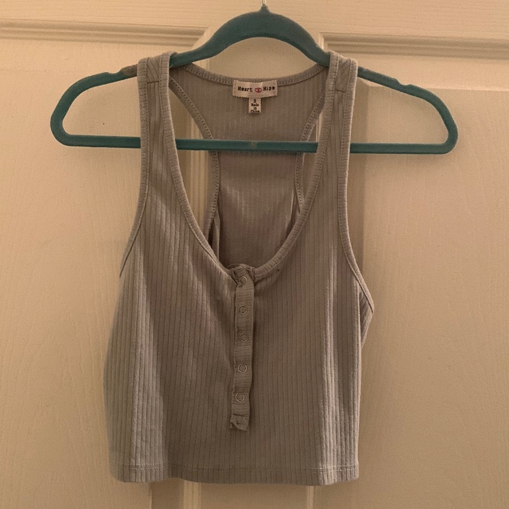 Heart and hips small crop top